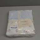 Laura Ashley - Sheet Set, Breathable Percale Cotton Bedding, 200 Thread Count, Deep Pocket, Chic Home Decor (Harperette Blue, Full)