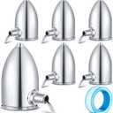 Gisafai 6 Pack Steam Radiator Air Vent Heat Regulator Float Type Valve Angle Mount 1/8 In. NPT Steam Radiator Air Valve