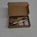 Vicycmc Champagne Bronze Zinc Alloy Solid Cabinet Pulls 6-1/ 4 Inch(160mm) Hole Center, Dresser Cabinet Handles Luxury Cabinet Pull Hardware for Bedroom, Kitchen 6 Pack 2401