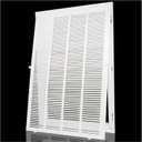 Return Air Filter Grille 20x30,Air Return Vent Cover for 20"W x 30"H Duct Opening,Steel HVAC Vent Covers for Wall and Ceiling,Holds 1" Thick AC Filter, For 20''W30''H-Duct Opening