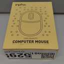 INPHIC Wireless Mouse for Laptop Rechargeable, Upgraded Visible Battery, 2400 DPI, Silent Ergonomic Computer Mice, Mac, PC etc. (Black)