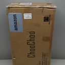 ChooChoo Mission End Tables Set of 2, Narrow Side Tables for Small Spaces, Night Stands with Storage Shelf for Living Room and Bedroom, Black