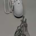 Electric Hand mixer - 7 Adjustable Speed 180W Handheld Mixer Electric Whisk with 5 Stainless Steel Accessories, Turbo Boost/Self-Control Speed + Eject Button Food Beater for Cakes Eggs (Off white)