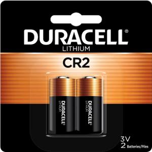Duracell CR2 3V Lithium Battery, 2 Count (Pack of 1), CR2 3 Volt High Power Lithium Battery, Long-Lasting for Video and Photo Cameras, Lighting Equipment, and More