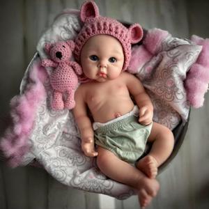 Lifelike Reborn Baby Dolls 20 Inch 7Lbs Soft Platinum Liquid Silicone Full Body Realistic Newborn Baby Dolls Girl that Look Real Babies Weighted, Mouth Can Be Opened