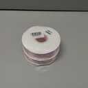 2 x TONIFUL 1 Inch x 50yd Light Pink Satin Ribbon Thin Solid Fabric Ribbon for Gift Wrapping, Floral Bouquets, Bows and Craft Making, Christmas Valentines Birthday Wedding and Party Decoration