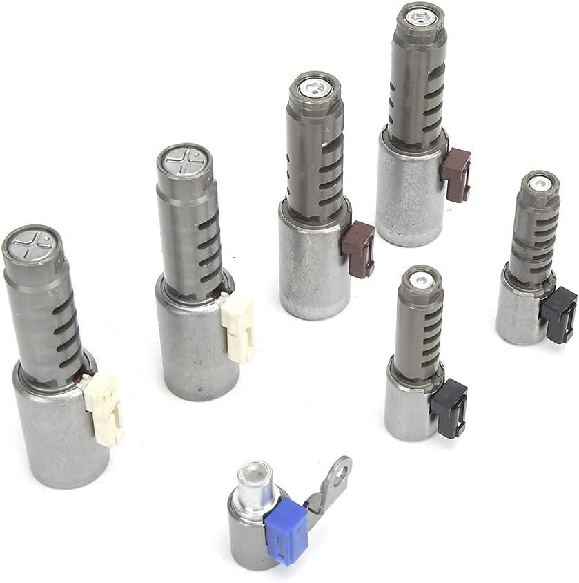 U760E U760 7PCS Transmission Solenoid Valve Kit 6-Speed Compatible With TOYOT-A Camr-y Highlander Sienna LEXUS RX350 RX370