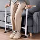 Couch Stand Assist Aid for Elderly, Help Get Up Out from Chairs for Seniors, Mobility Lift Support Bar, Floor to Top 25.5 inches (White)