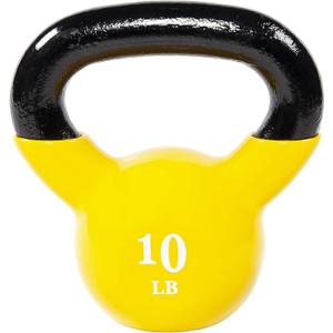 All-Purpose Color Vinyl Coated Kettlebell, 5-50 Pounds