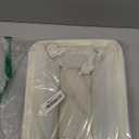 Storage Baskets for Shelves 13.8x9.8x6.7 Inch, Foldable Fabric Storage Bins with Handles, Small Storage Baskets for Organizing Closet, Office, Home Organization (1-Pack, White&Blue)