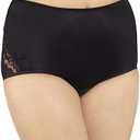 Vanity Fair Women's High Waisted Underwear, Full Coverage Ladies Panties, Perfectly Yours Briefs 5/S