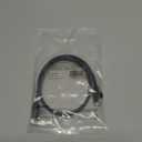 Monoprice Cat6 2ft Black Patch Cable UTP 24AWG 550MHz Pure Bare Copper Snagless RJ45 Flexboot Series Ethernet Cable