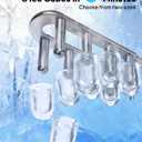 Silonn Ice Maker Countertop, 8 Ice Cubes in 6 Mins, 26.5 lbs/24H, 2 Bullet Ice Sizes, Self-Cleaning Bullet Ice Maker, Portable Ice Machine for Kitchen, Party, Office, and RV Camping