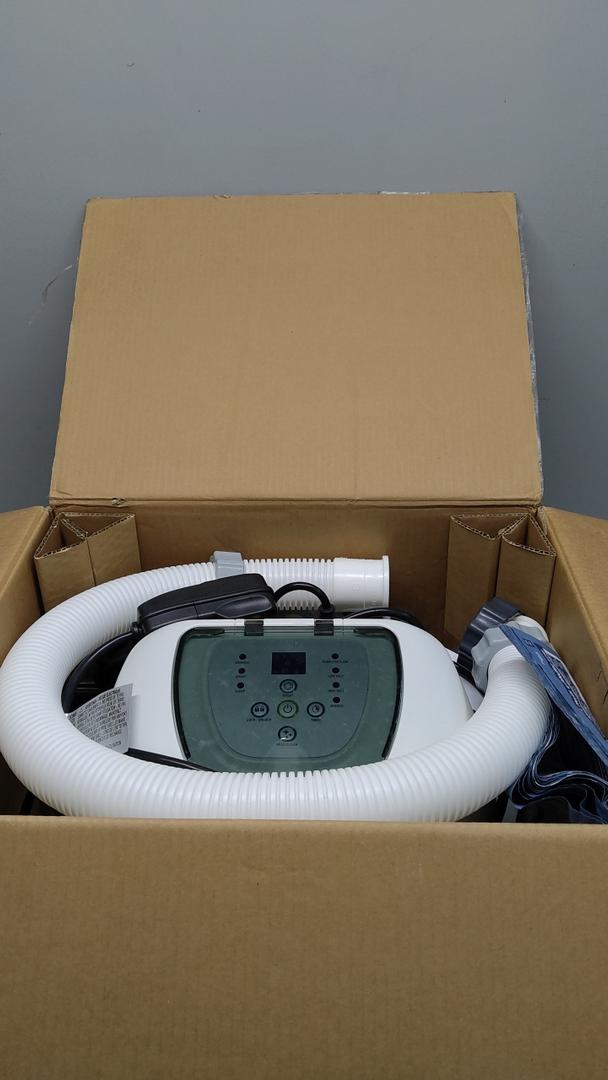 INTEX QS1200 Krystal Clear Saltwater Chlorine System for Above Ground Pools: Keeps Water Clear  Removes Bacteria  Reduces Chemical Use  Sleek Control Panel with Buttons  Up to 15000 Gallon Pools