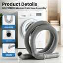 Elyfree AEM73732901 Washer Drain Hose for LG Kenmore - Premium Washing Machine Drain Hose Replacement, Replaces Parts Number AEM74053001, MEJ62685201, 2702257, PS8749199,Fits for OEM AEM73732901