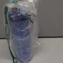 Pogo Plastic Water Bottle with Straw Lid and Carry Handle, Reusable, BPA Free, Dishwasher Safe, Perfect for Travel, School, Outdoors, and Gym | 32oz, 40oz (Blue)