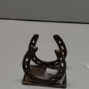 Comfy Hour Praying Antique and Vintage Collection Cast Iron Solid Heavy Horseshoe Napkin Holder, Aged Old Fashioned