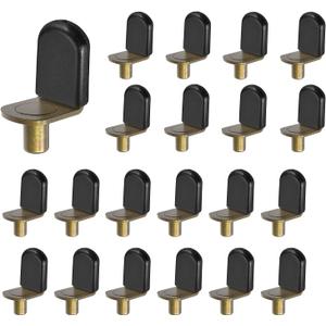 Bronze Shelf pins, Glass Supports Furniture Cabinet Closet Bookcase Shelf Bracket-Style Pegs 30 Pack.