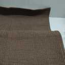 KOZYFLY Cotton Runners for Hallway 2.5'x8', Washable Runner Rug, Woven Non Slip Kitchen Runner, Braided Entryway Rug, Floor Carpet for Foyer, Bedroom, Hall, Brown/Dark Brown