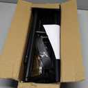 Babenest Welcome Sign Stand, Black Adjustable Metal Linen Sign Holder with 4 Ground Stakes & 2 Leather Straps, Wedding Banners & Posters for Baby Bridal Valentine Standing Display (Without Signs)