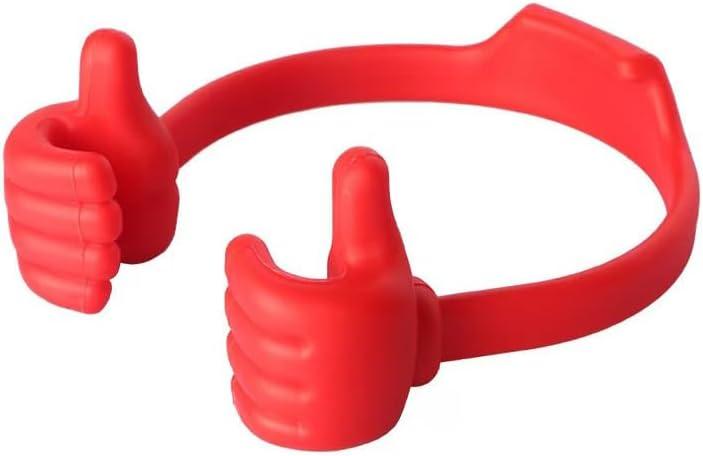 1pc Polychrome Universal Creative Phone Stand, Thumb HolderLazy Standred