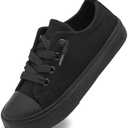 Cofopo Toddler Little Kid Cushioned Canvas Shoes Slip On Sneakers Soft and Durable Size 8