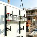 Side Mount Trailer Ladder Rack for Open/Enclosed Trailer Hold 2 Ladders