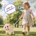 Vanvimen 16 Pcs Robot Dog Toys for Girls, Toys for 3 4 5 6 7 8 Year Old Girls Kids Boys, Realistic Robot Puppy Toddlers Girl Toy for 5-7 6-8, Ideas Birthday Gifts for Girl 3 4 5 6 Year Old