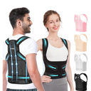 Fit Geno Posture Corrector for Women and Men - Adjustable Back Brace & Straightener for Scoliosis, Hunchback Correction, Back Pain, Spine Corrector, Back Support and Posture Trainer, Size Small