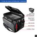 Titan by Arctic Zone Deep Freeze Cooler - Zipperless Hardbody Cooler - Deep Freeze Insulation, HardBody Liner, and SmartShelf, 30 Can