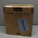 Tinyiota Toddler Potty Training Toilet, Removable Bowl with High Splash Guard, Assembles in Seconds, Easy-Clean and Travel-Ready for Boys and Girls Ages 6 Months to 3 Years (Gray)