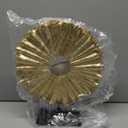 Modern Abstract Round Decorative Sculpture, Dining Living Room Desk Decor,Geometric Home Decor Statues,Shelf Top Decor Aesthetics, Coffee Tables or Office ShelvesGolden (14.17"golden)