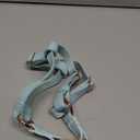 Soft Leather No Pull Dog Harness - Adjustable Step in Dog Harness with Rose Gold Heavy Duty Metal Buckle, Freedom Nylon Dog Halter Vests for Small Medium Large Dogs Easy Walking Training (Green,S)(Neck&Chest Girth 16"-20" x Width 0.8")