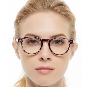 OCCI CHIARI Lightweight Designer Acetate frame Stylish Reading Glasses For Women(Purple,2.25)