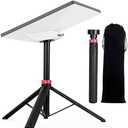 Portable Tripod Stand for Starlink Mini – Compatible with New & Old Pipe Mount Adapters, Lightweight 0.9 lb Aluminum Folding Base with Carry Bag for Camping, RV, Travel (Red)