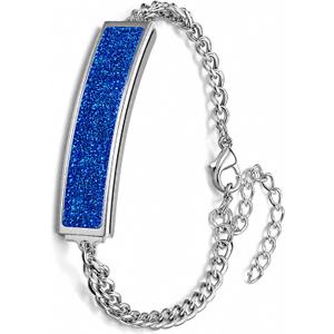 Yihou Fitness Tracker Smart Bracelet Fitness Bracelet for Women Smart Band Jewelry with Heart Rate Monitor Sleep Tracker for Android iOS Blue