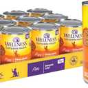 Wellness Complete Health Pate Adult Wet Cat Food, Natural, Protein-Rich, Grain Free, 12.5 Ounce, 12 Pack, (Chicken) BBD: 08-18-2028