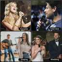 Wired Microphone for Singing,Professional Vocal Dynamic Handheld Karaoke,Cardioid Studio Mic,16.4 ft XLR & 6.35 MM with On and Off Switch, for Speakers/Mixer/Machine/Amp/Speech/Karaoke and Outdoors