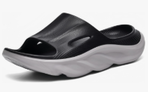 Recovery Slides for Men and Women - Orthopedic Sandals with Arch Support & Thick Cushion, Plantar Fasciitis Slippers, Lightweight Non-Slip Slides for Post-Workout Recovery, 10W, 8M