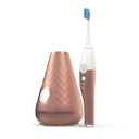 Tao Clean UV Sanitizing Sonic Toothbrush and Cleaning Station, Electric Toothbrush, Dual Speed Setting, Rose Gold