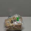 LOQRON Privacy Wave Style Gold Door Handles (No Key) Interior for Bathroom and Interior Closet, Polished Gold Door Lock with Reversible Lever, Polished Brass,1 Pack