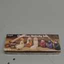 Juegoal Christmas Nativity Sets, Set of 11 Mini Nativity Scene Resin Figurines, Xmas Holy Family Cute Table Ornaments, Religious Holiday Collection Gifts, Baby Jesus Nativity Mantle Shelf Decor