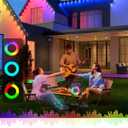 Karaoke Machine for Adults, Portable Karaoke System with 2 Wireless Microphones, 40W Speaker with DSP, Echo & Reverb, 7-Colorful Light Modes, Home Party & Outdoor Singing