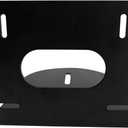 2 Pack PTZ Camera Wall Mount Bracket Black Sturdy Durable Universal Support Compatible with Most Centre Mount Cameras Complete with Microfibre Cleaning Cloth and Installation Hardware