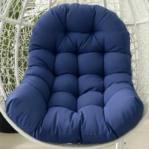 Egg Chair Cushion Replacement Outdoor Hanging Chair Cushion for Patio Furiture Hammock Swing Cushion 47x35x7 Inches (Blue)