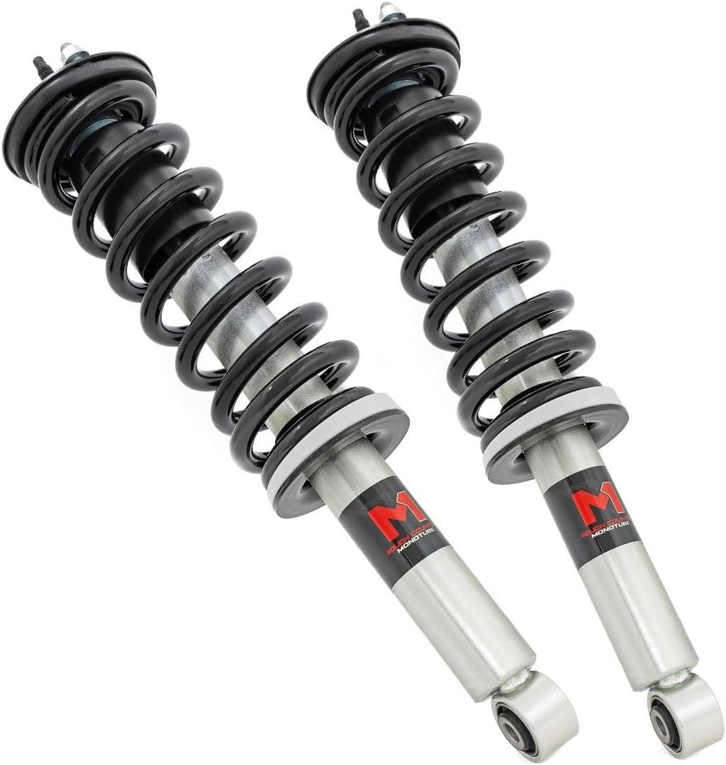 Rough Country M1 Loaded Struts for Toyota 4Runner (1996-2002) w/3" Lift - Adjustable Ride Height, Enhanced Handling & Control, Set of 2