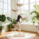 Modern Cat Tree 73" Tall, Scratching Tower for Multiple Small Large Cats with Scratching Post, Multi-Level Luxury Cat Condo