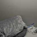 Bedsure Electric Blanket Queen Size - Dual Control Heated Weighted Blanket Queen with 10 Heat Settings, Fast Heating with 10 Time Settings (84x90 inches, Formal Gray)