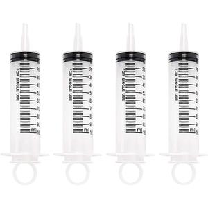 100ml Syringes with Caps (Pack of 4) for Industrial & Scientific