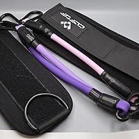 Ankle Resistance Bands with Cuffs, Ankle Bands for Working Out, Kickbacks Hip, Leg Glute Exercise Equipment with Training Poster, Resistance Workout Equipment for Women